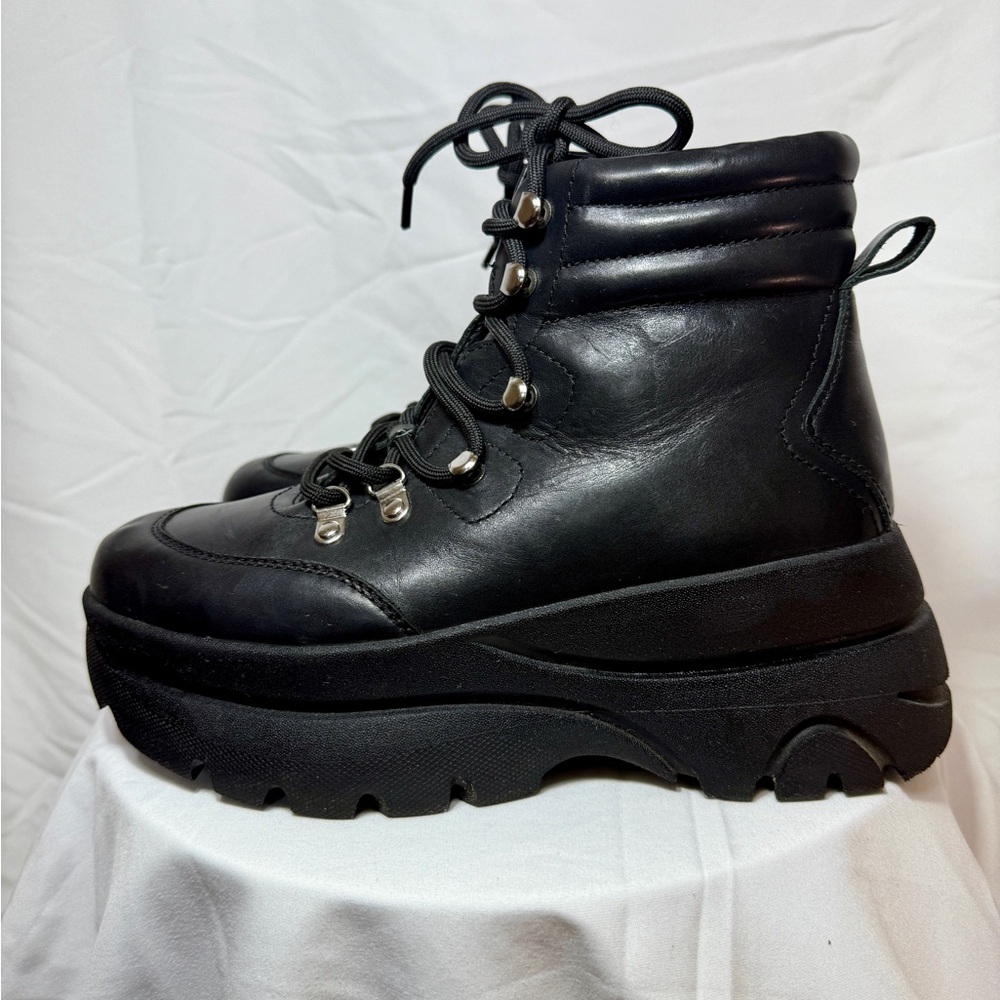 Steve Madden Husky Women's Combat Platform Boots